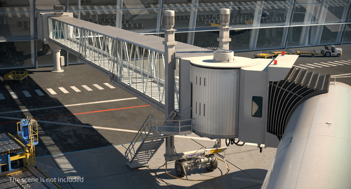 3D model Airport Passenger Boarding Jetway Bridge