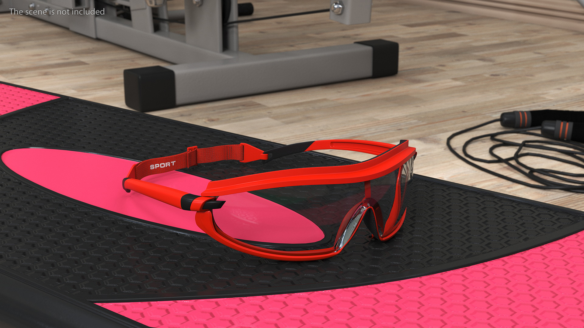 3D Safety Shield Lens Sports Goggles model