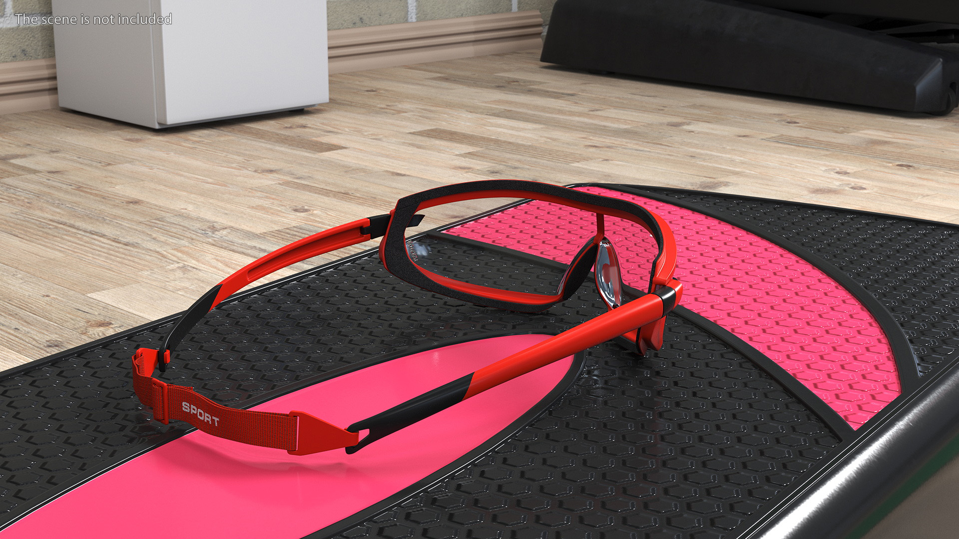 3D Safety Shield Lens Sports Goggles model