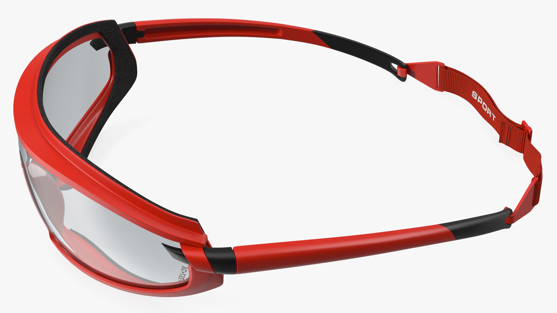 3D Safety Shield Lens Sports Goggles model