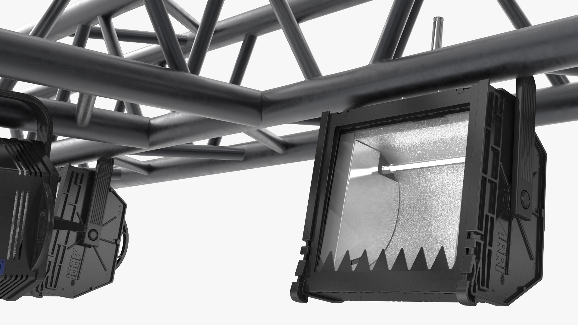 Event Truss Structure with Audio Line Arrays
