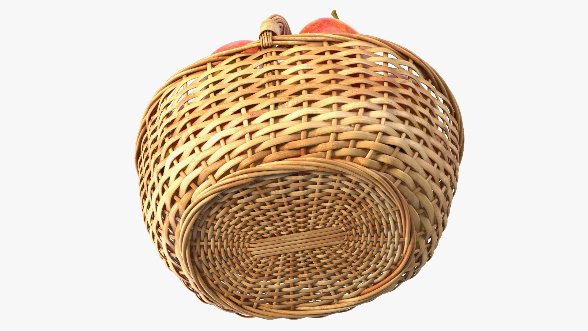 3D Basket with Apples model