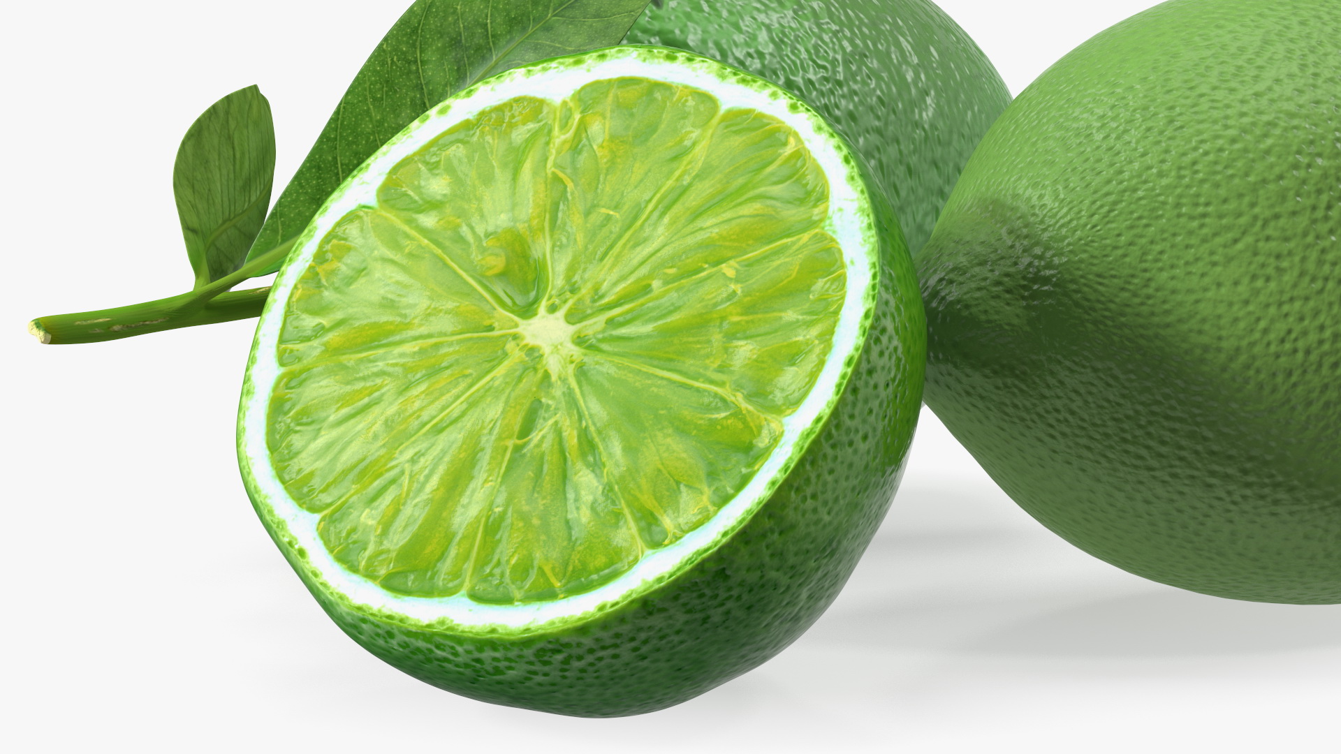 3D model Green Lemon Set