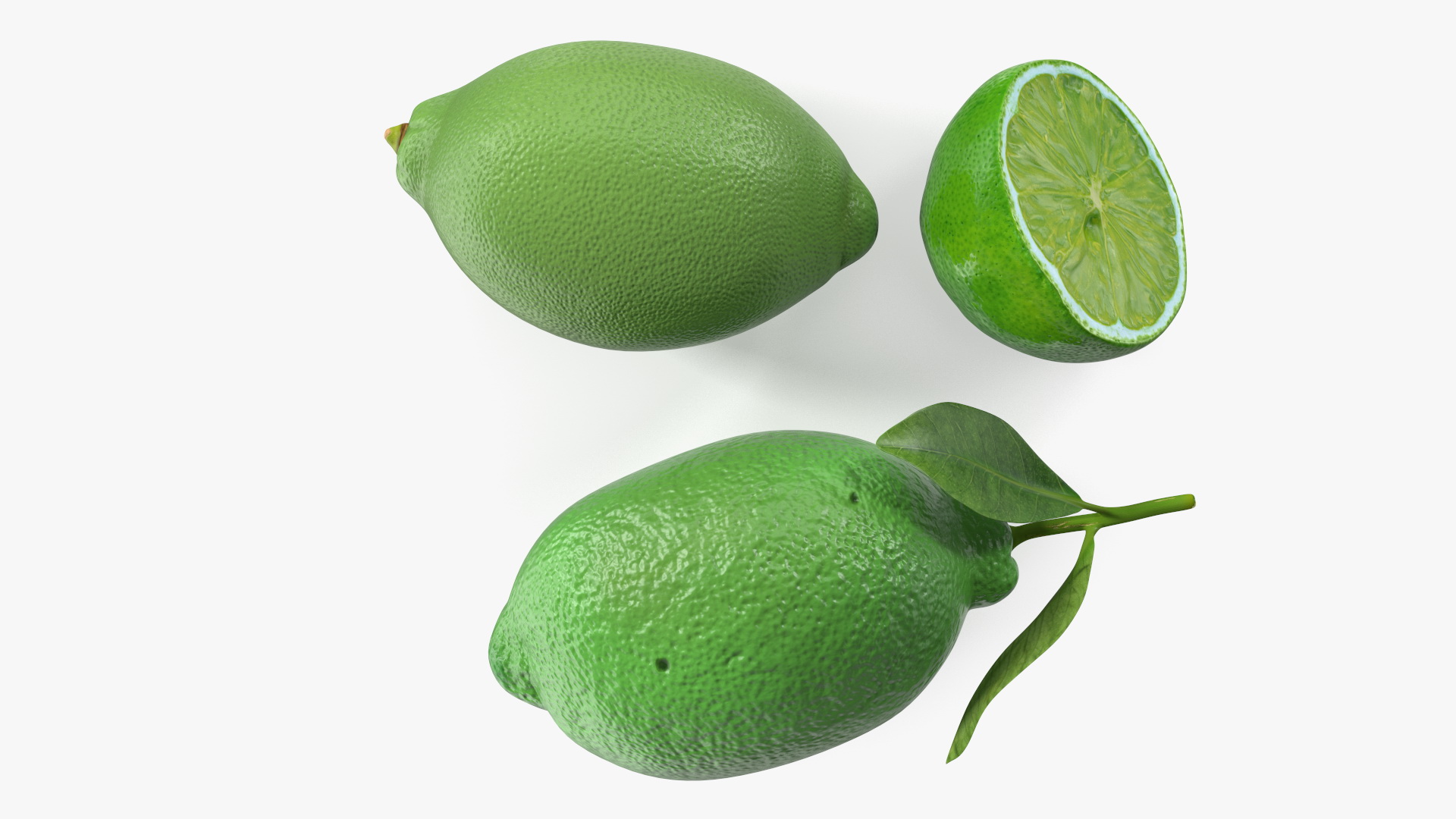 3D model Green Lemon Set