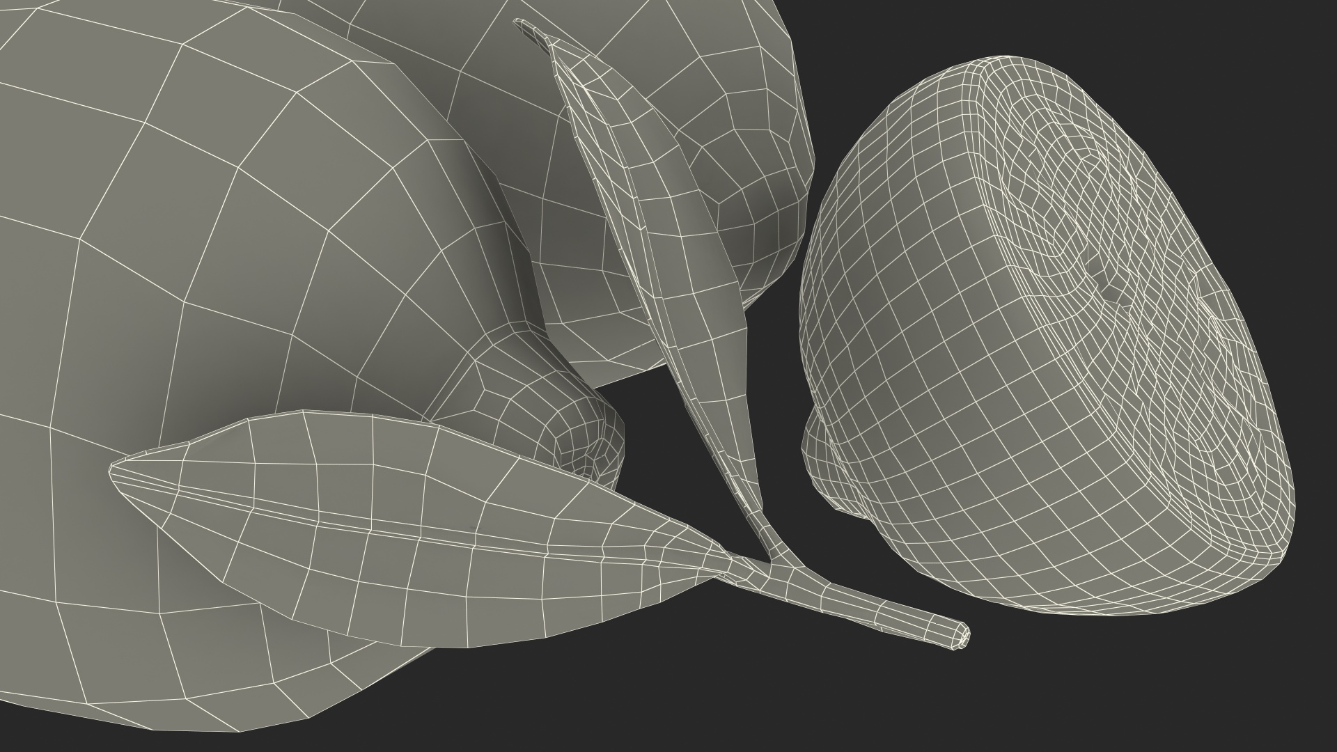 3D model Green Lemon Set