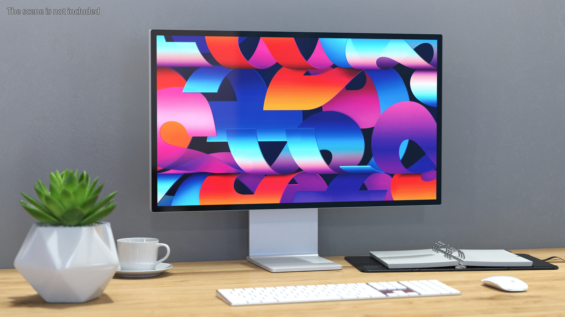 3D model Apple Studio Display Tilt and Height Stand ON