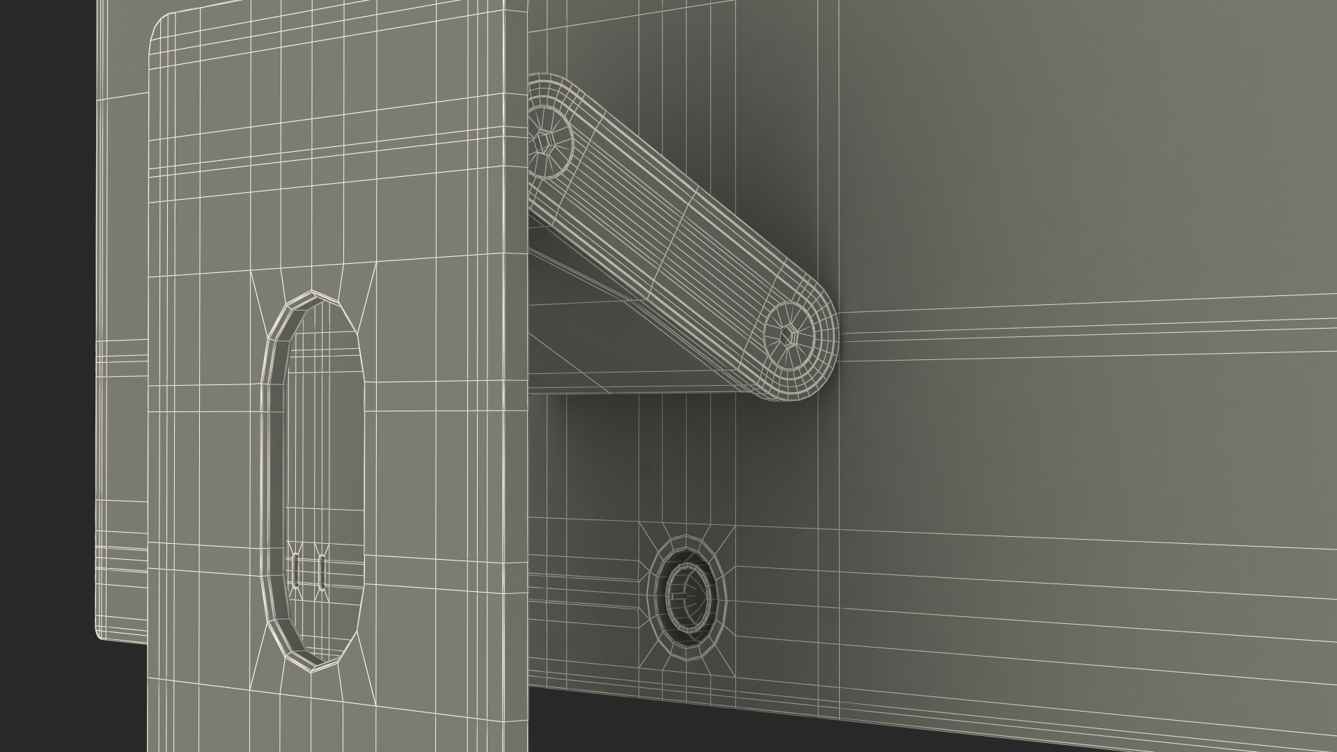3D model Apple Studio Display Tilt and Height Stand ON