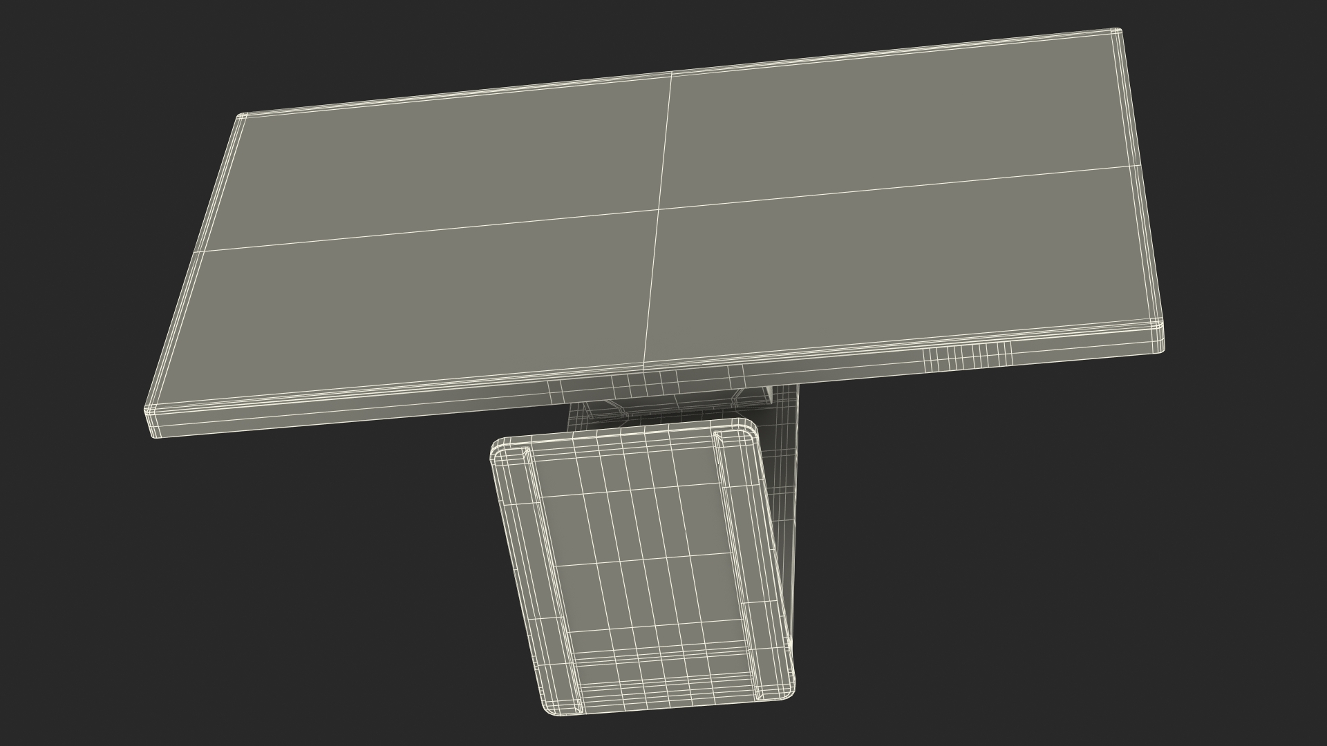 3D model Apple Studio Display Tilt and Height Stand ON