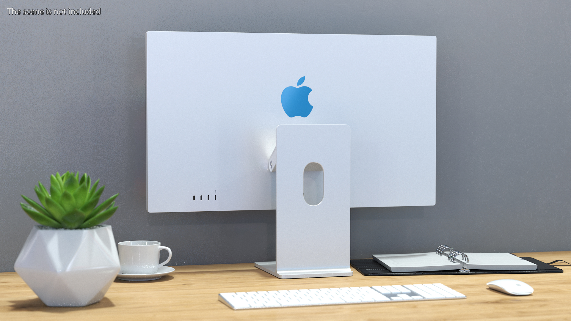 3D model Apple Studio Display Tilt and Height Stand ON