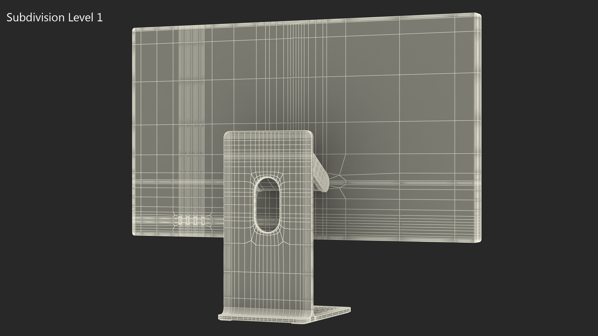 3D model Apple Studio Display Tilt and Height Stand ON