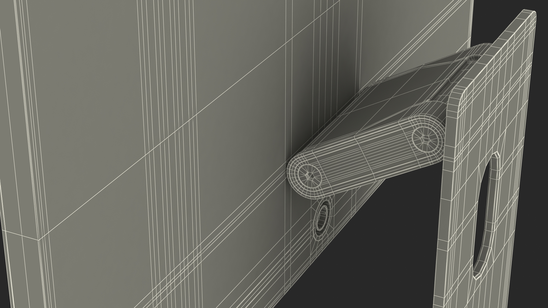 3D model Apple Studio Display Tilt and Height Stand ON