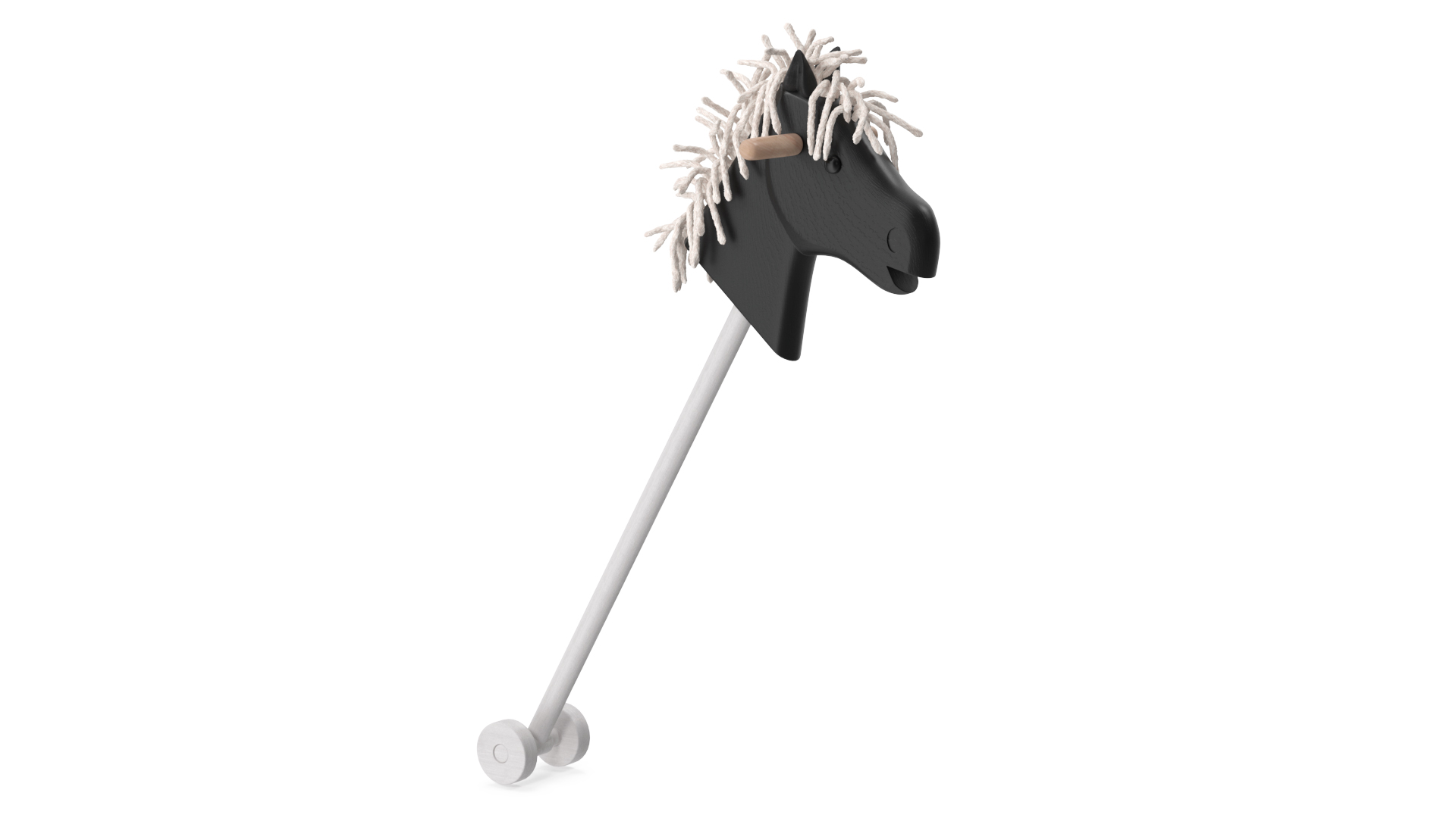 Hobby Horse Nursery Toy Black 3D model