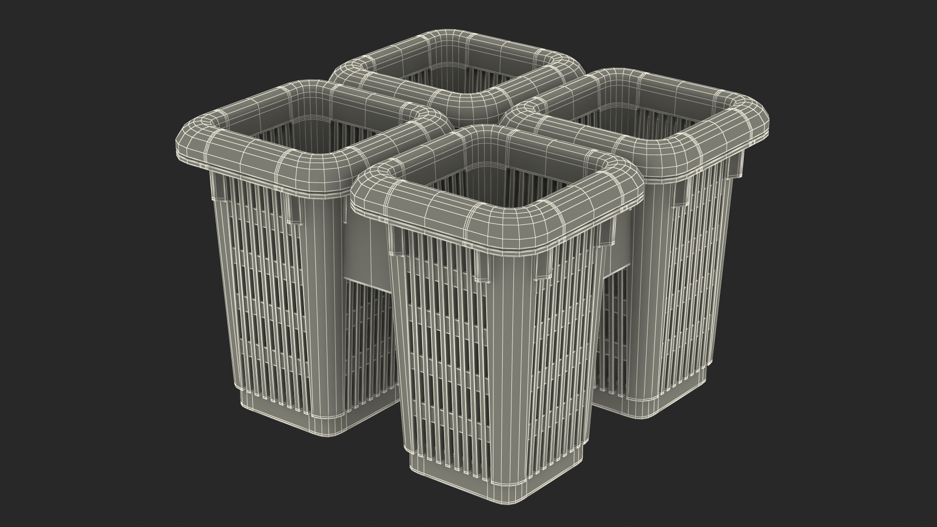3D model Dishwasher Cutlery Basket