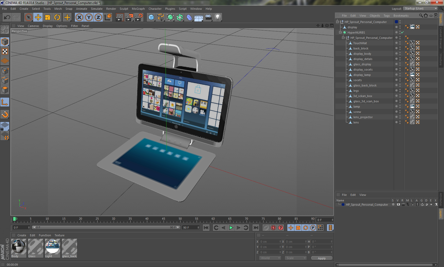 HP Sprout Personal Computer 3D
