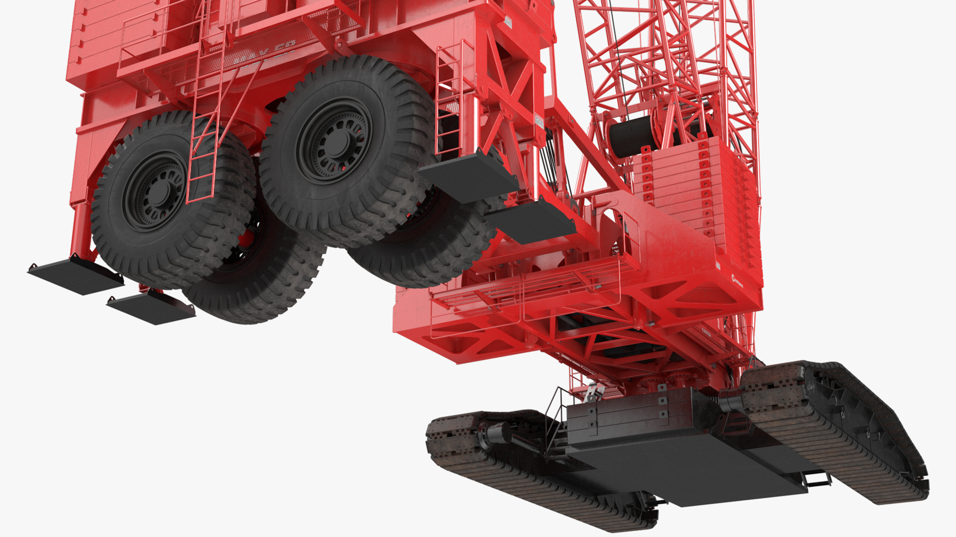 3D Crawler Crane Manitowoc 18000 MAX-ER