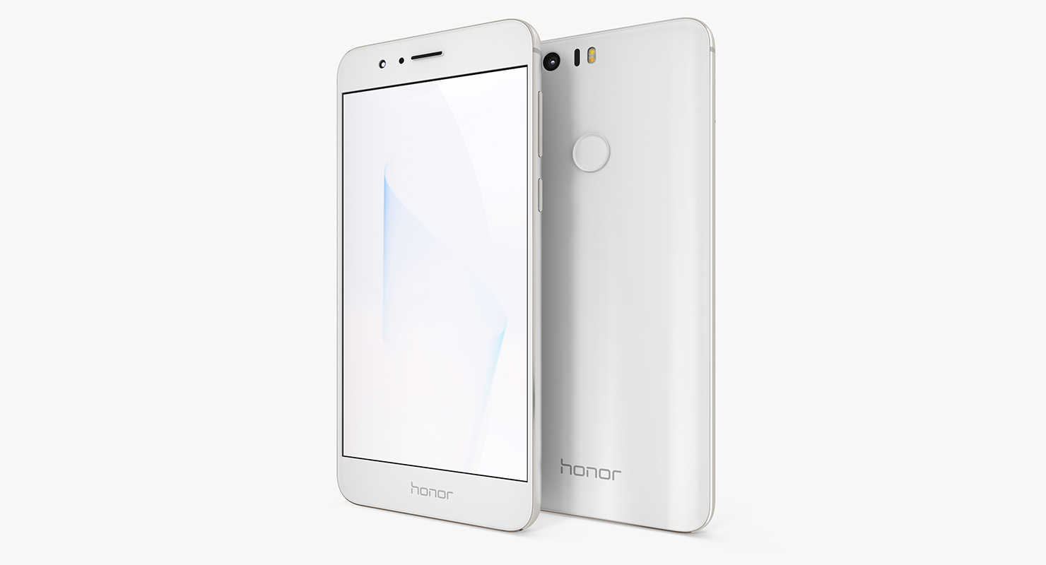 3D Huawei Honor 8 White Pearl