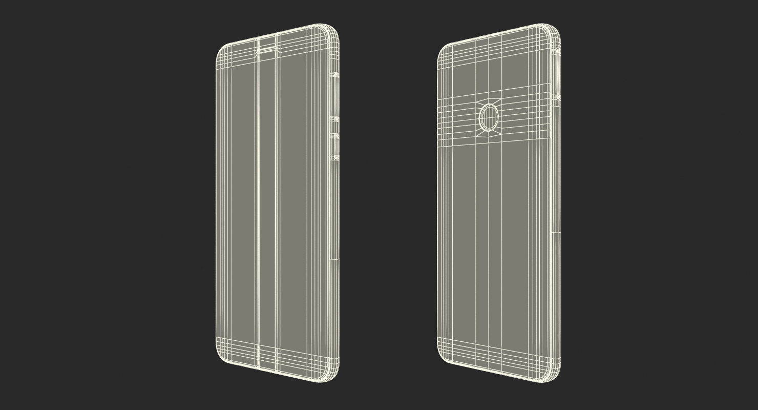 3D Huawei Honor 8 White Pearl