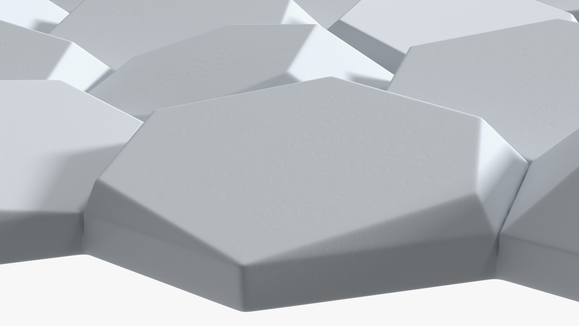 3D Wall Panel Octagon Ceramic 3D model