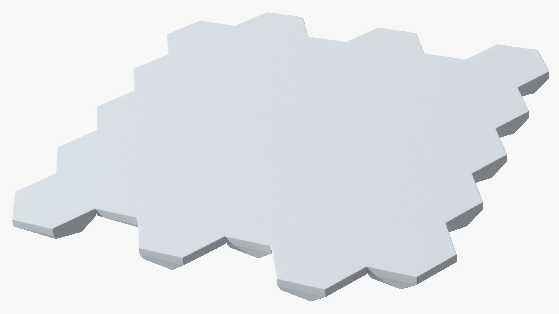 3D Wall Panel Octagon Ceramic 3D model