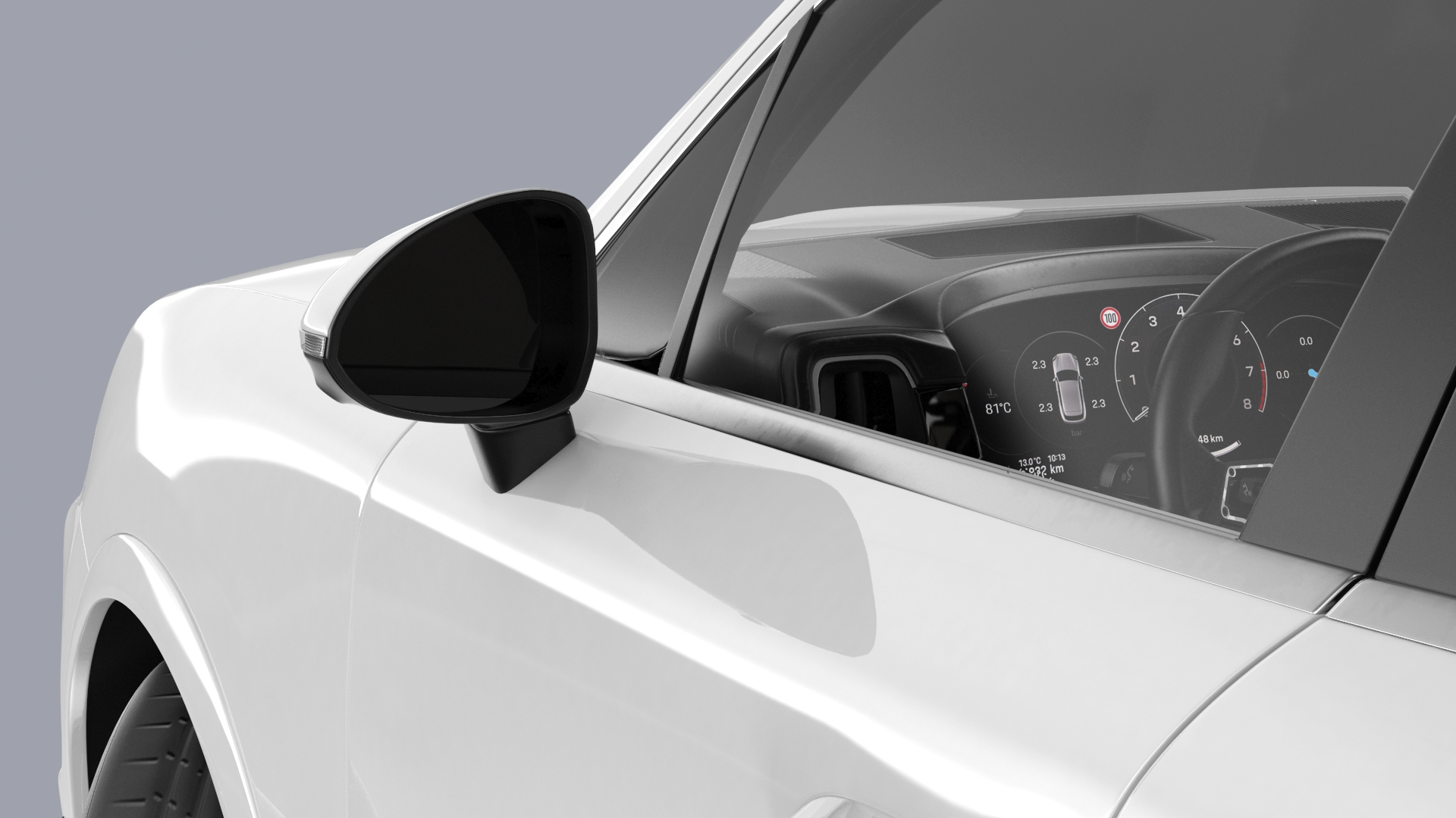 3D Porsche Cayenne 2024 Luxury SUV White Rigged for Cinema 4D model