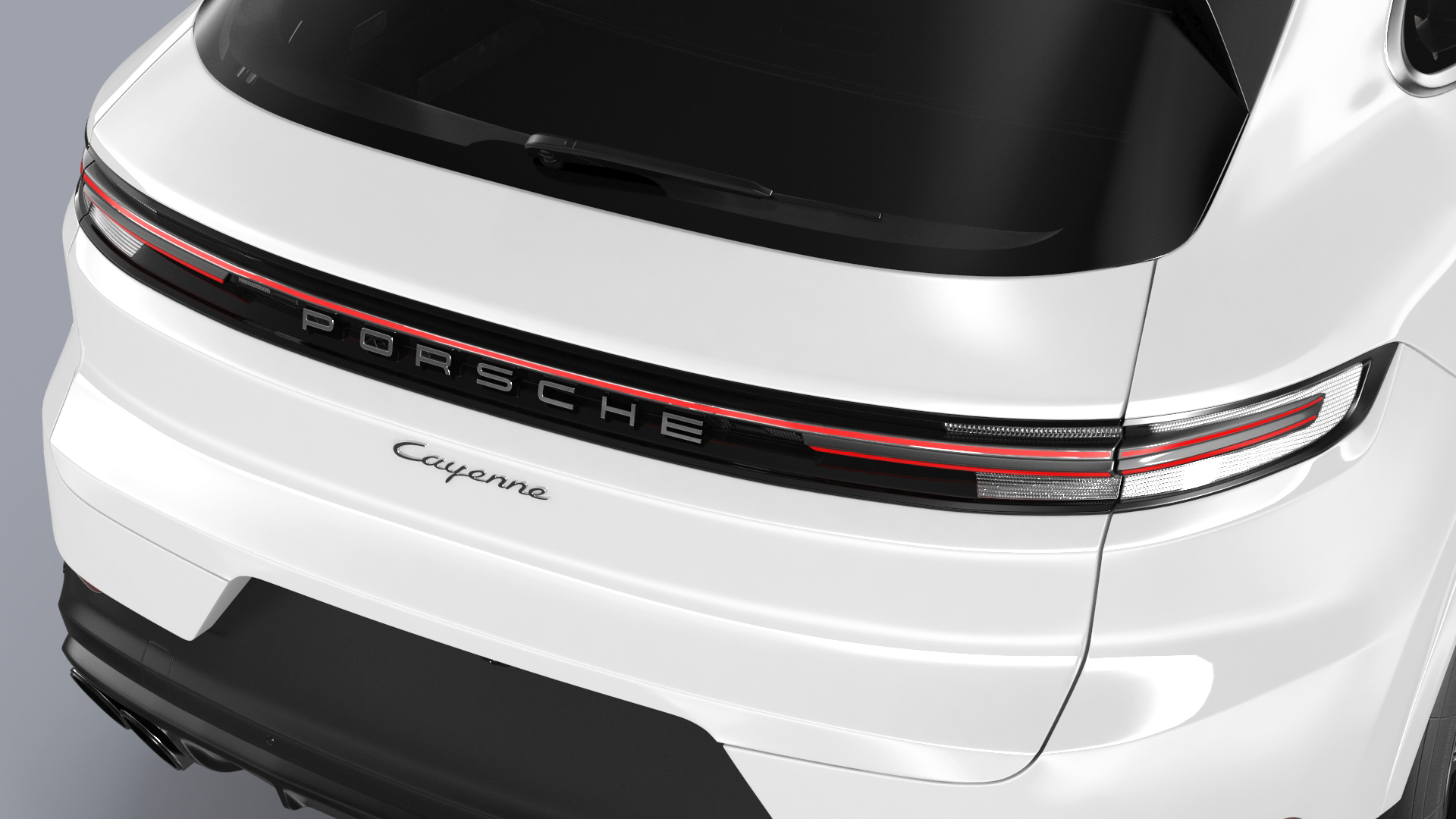 3D Porsche Cayenne 2024 Luxury SUV White Rigged for Cinema 4D model
