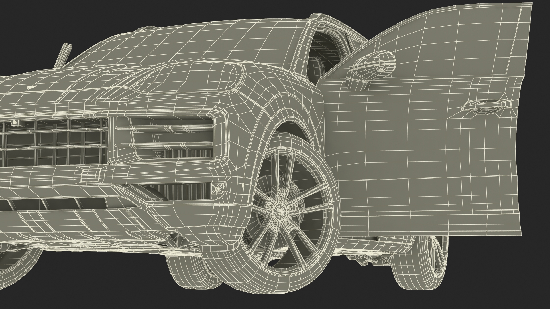 3D Porsche Cayenne 2024 Luxury SUV White Rigged for Cinema 4D model