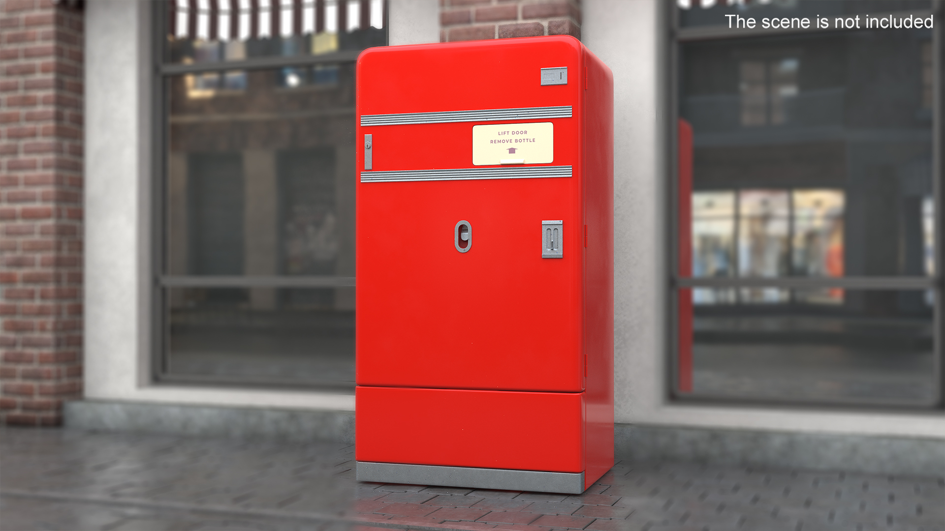 3D Retro Drinks Vending Machine model