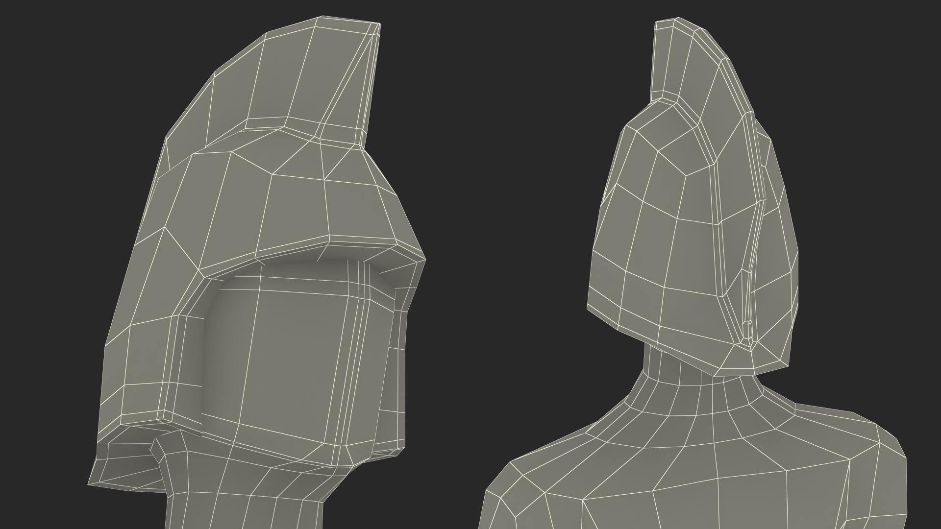 BRIT Award Trophy Glossy 3D model