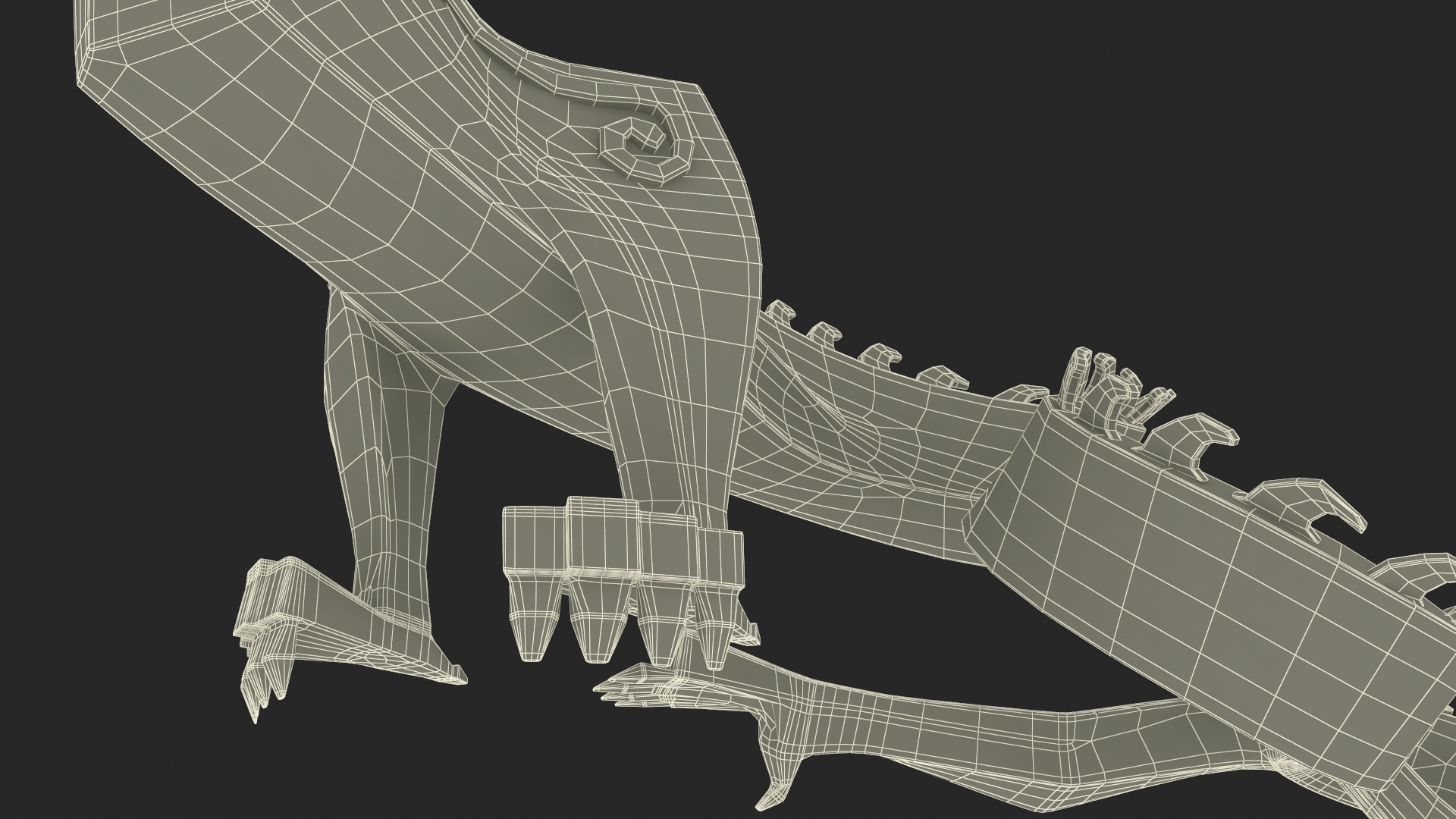 3D Chinese Dragon Statue