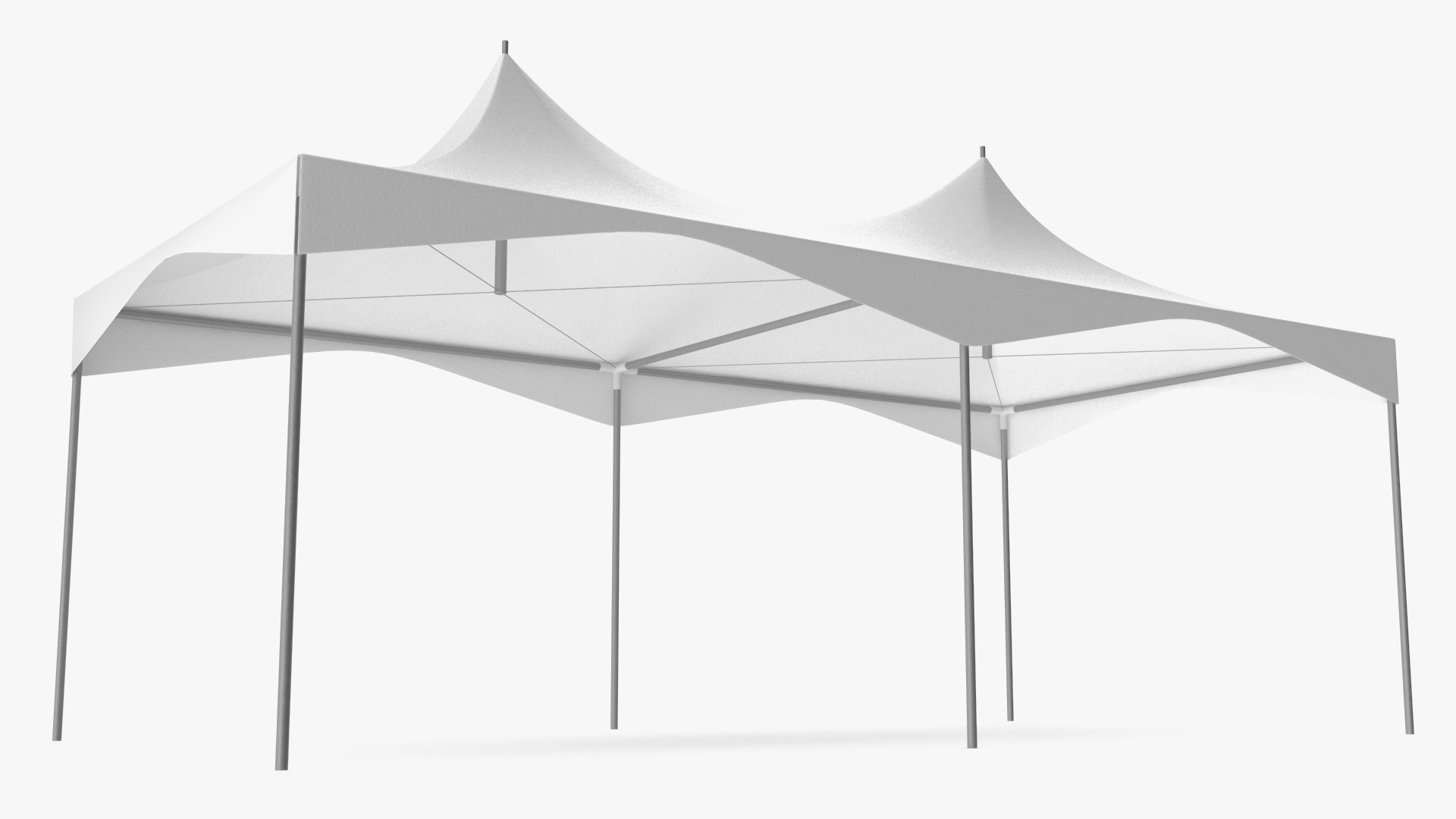 Outdoor Party Tent White 3D model