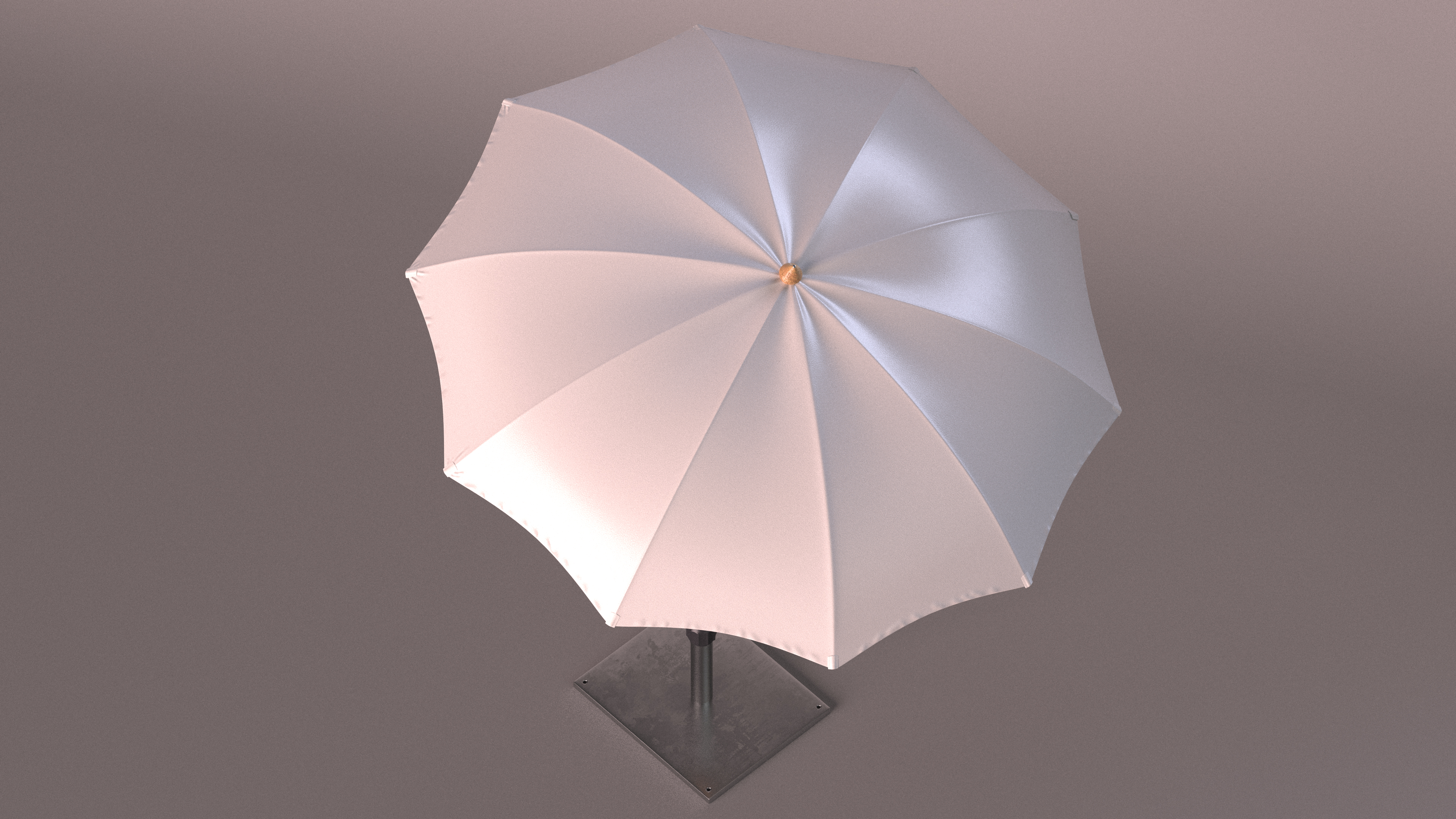 3D model Adjustable Garden Sun Umbrella