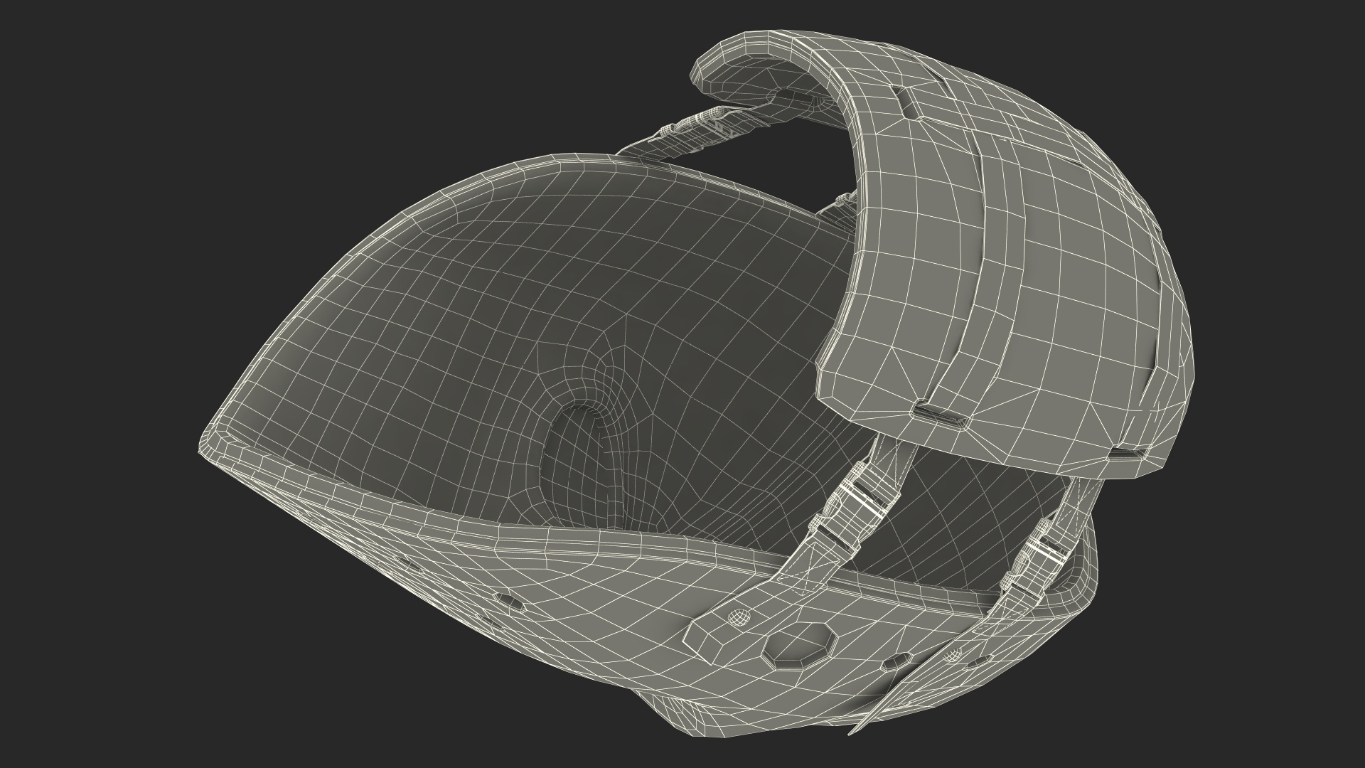 3D Hockey Goalie Mask model