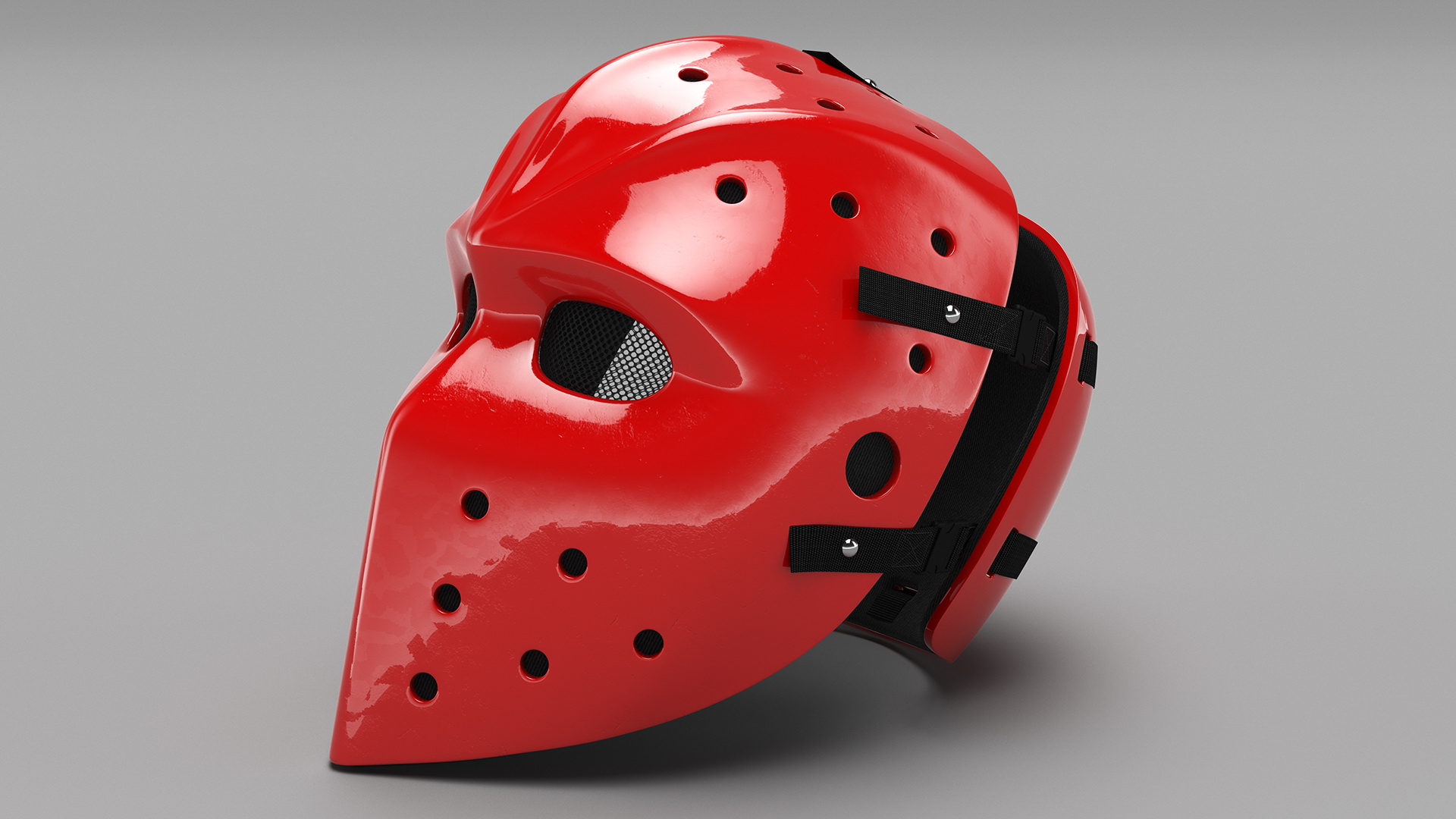 3D Hockey Goalie Mask model
