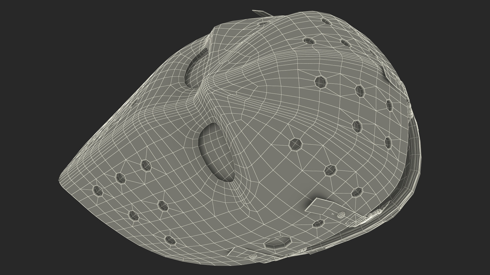 3D Hockey Goalie Mask model