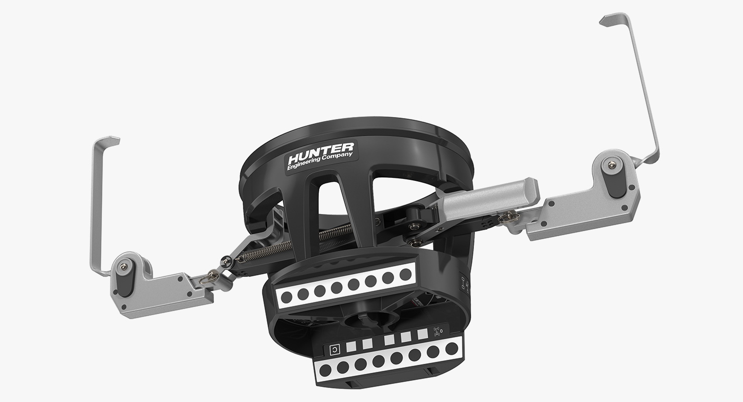 3D Hunter HawkEye Elite HE421 Wheel Aligner Car System Rigged model