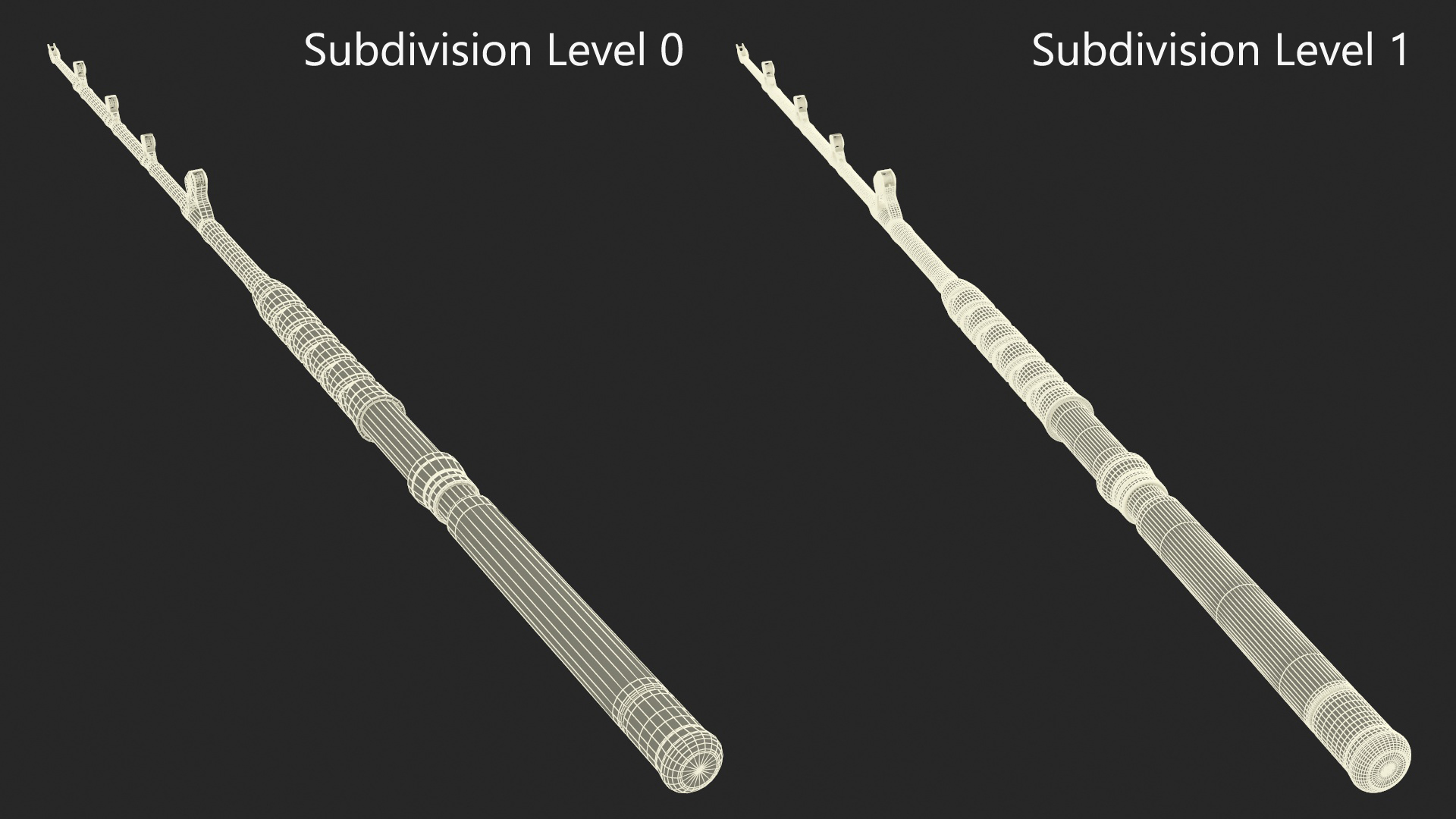 UltraLight Fishing Rod 3D
