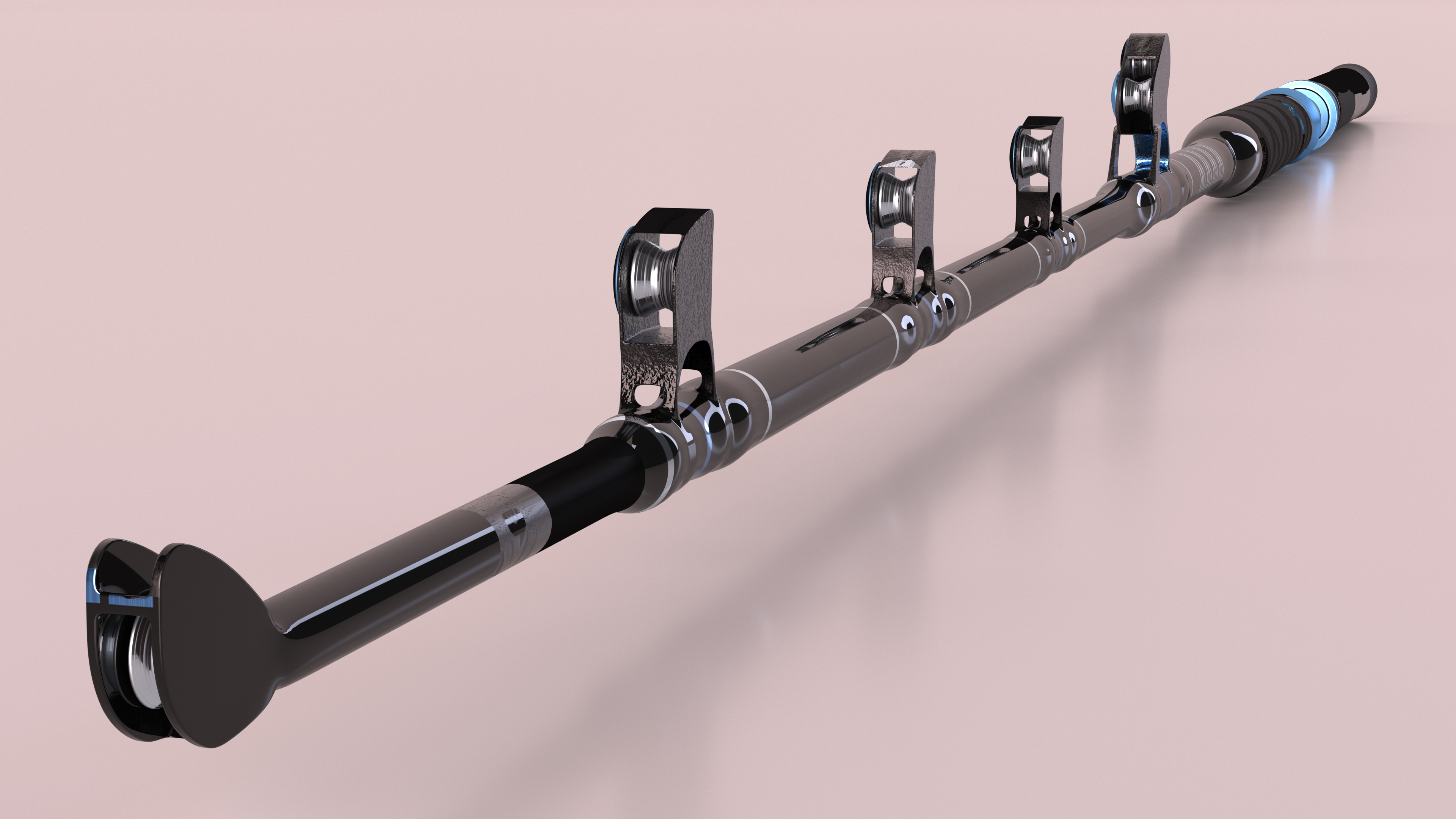 UltraLight Fishing Rod 3D