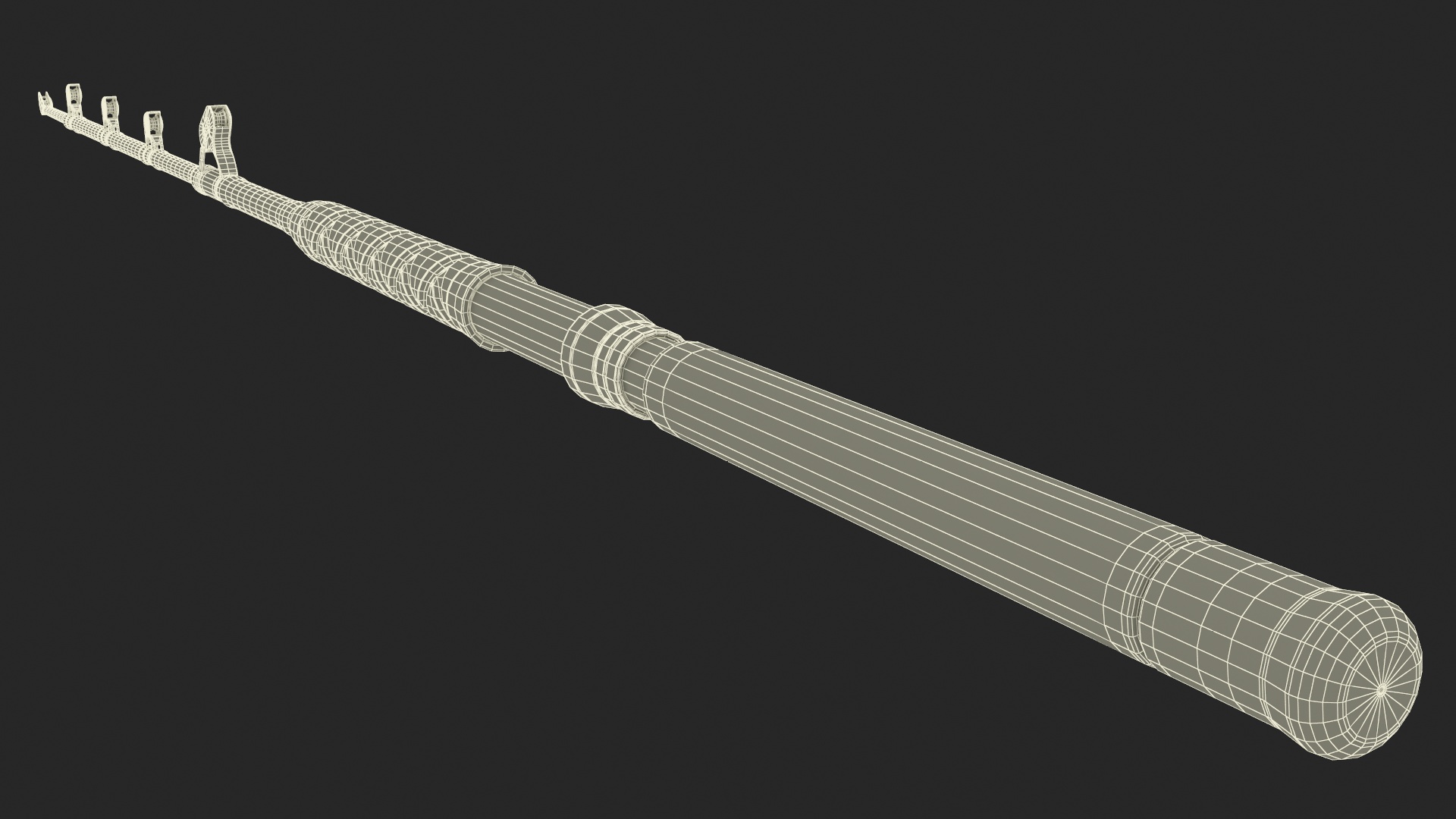 UltraLight Fishing Rod 3D