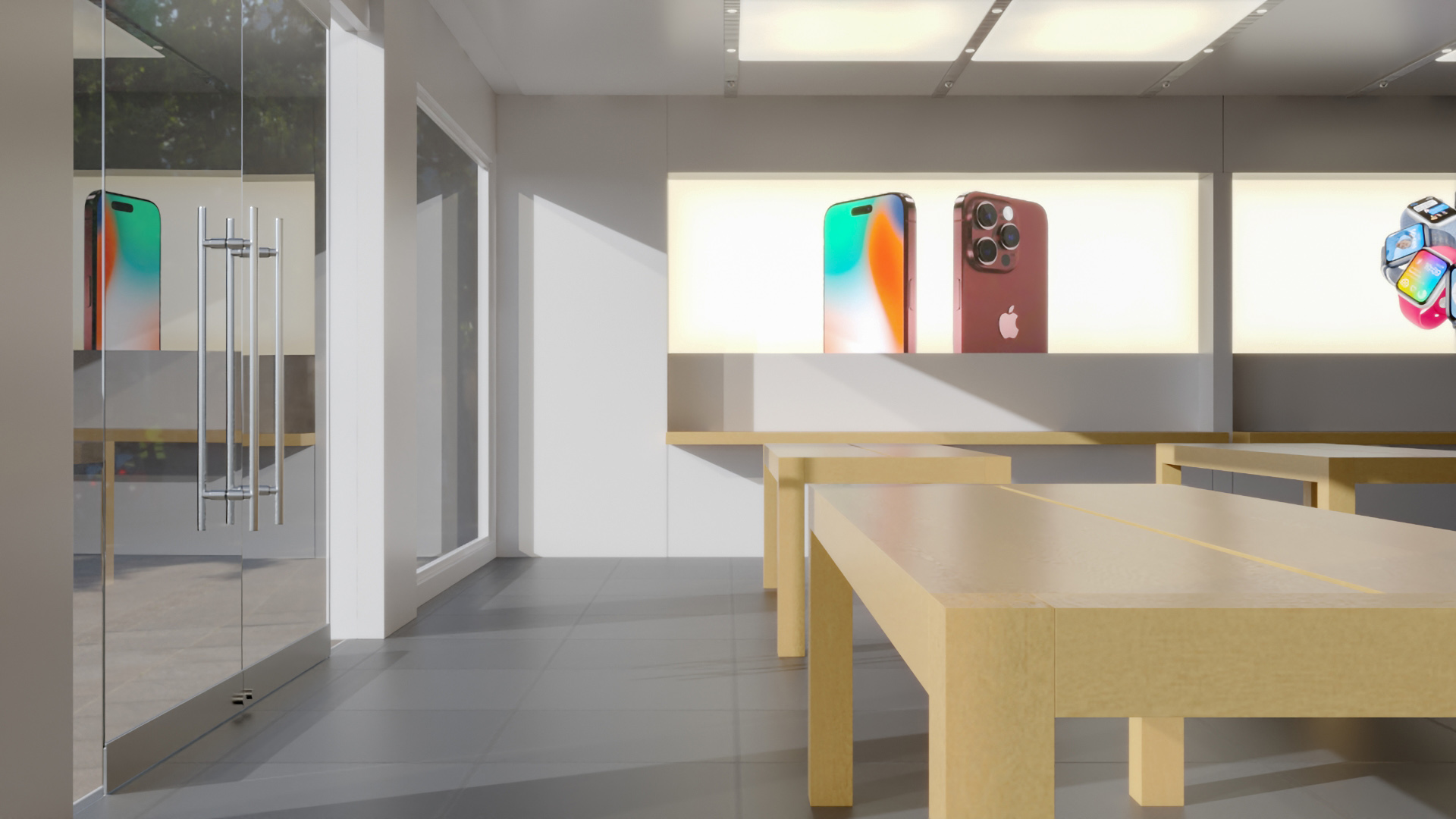3D model Apple Store Interior