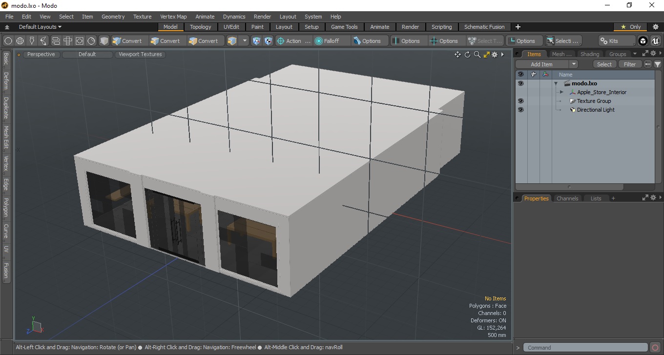 3D model Apple Store Interior