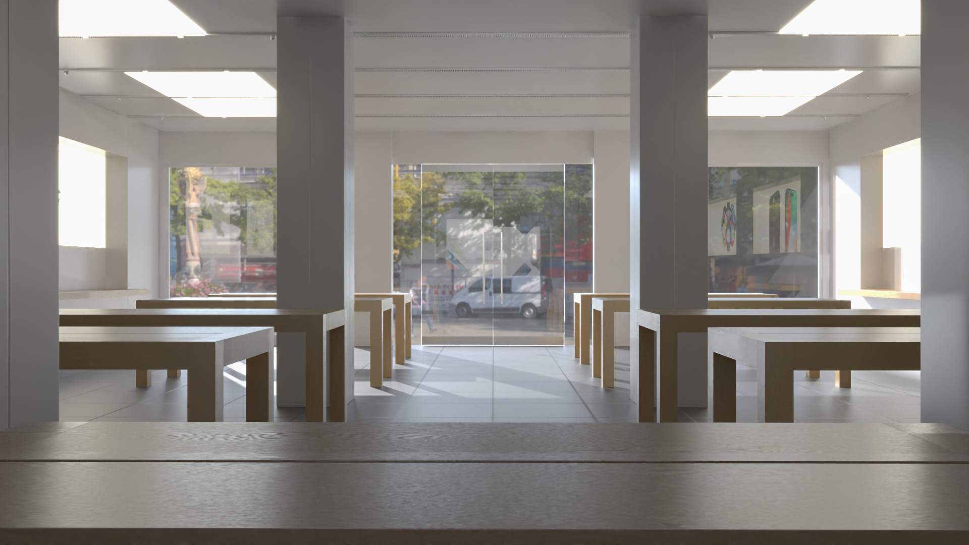 3D model Apple Store Interior