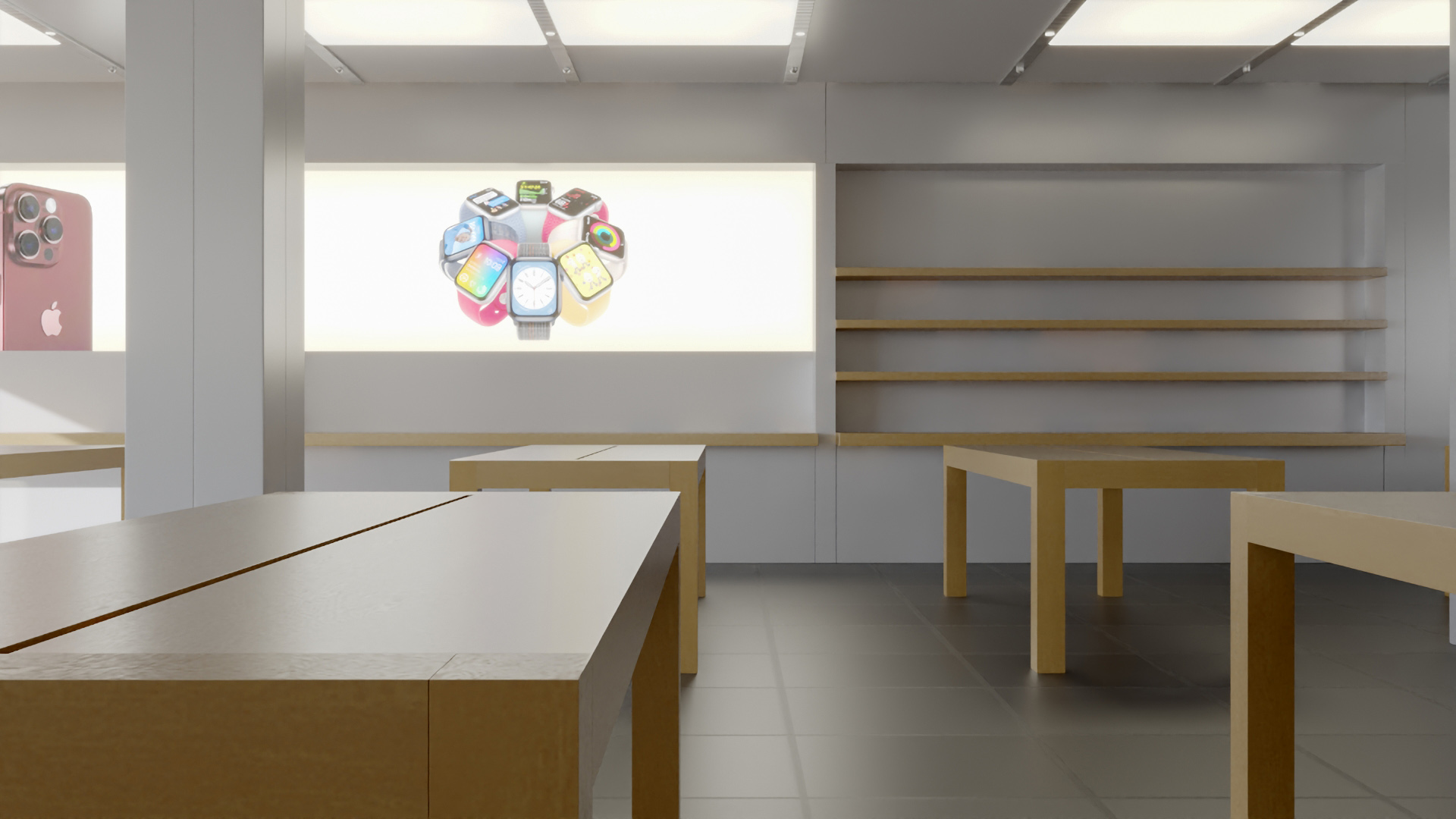3D model Apple Store Interior