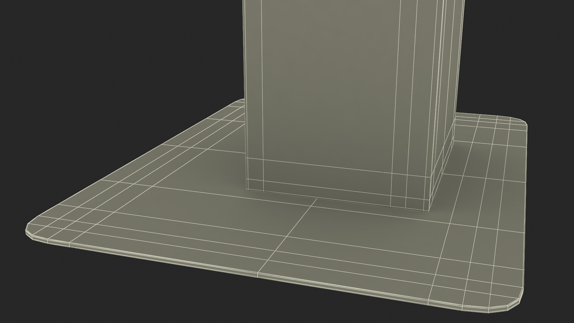 Hotel Kiosk 2 White 3D model