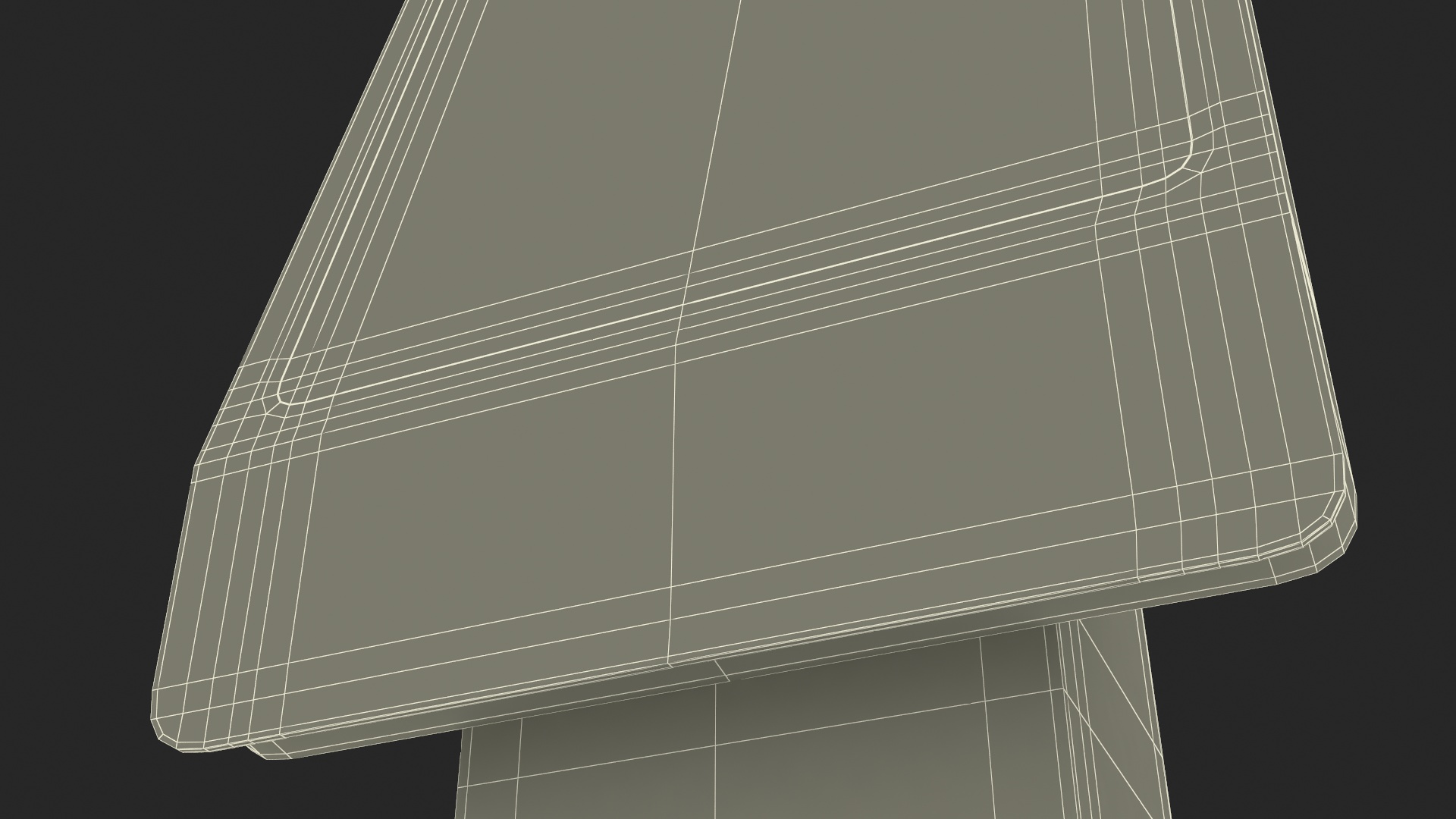 Hotel Kiosk 2 White 3D model