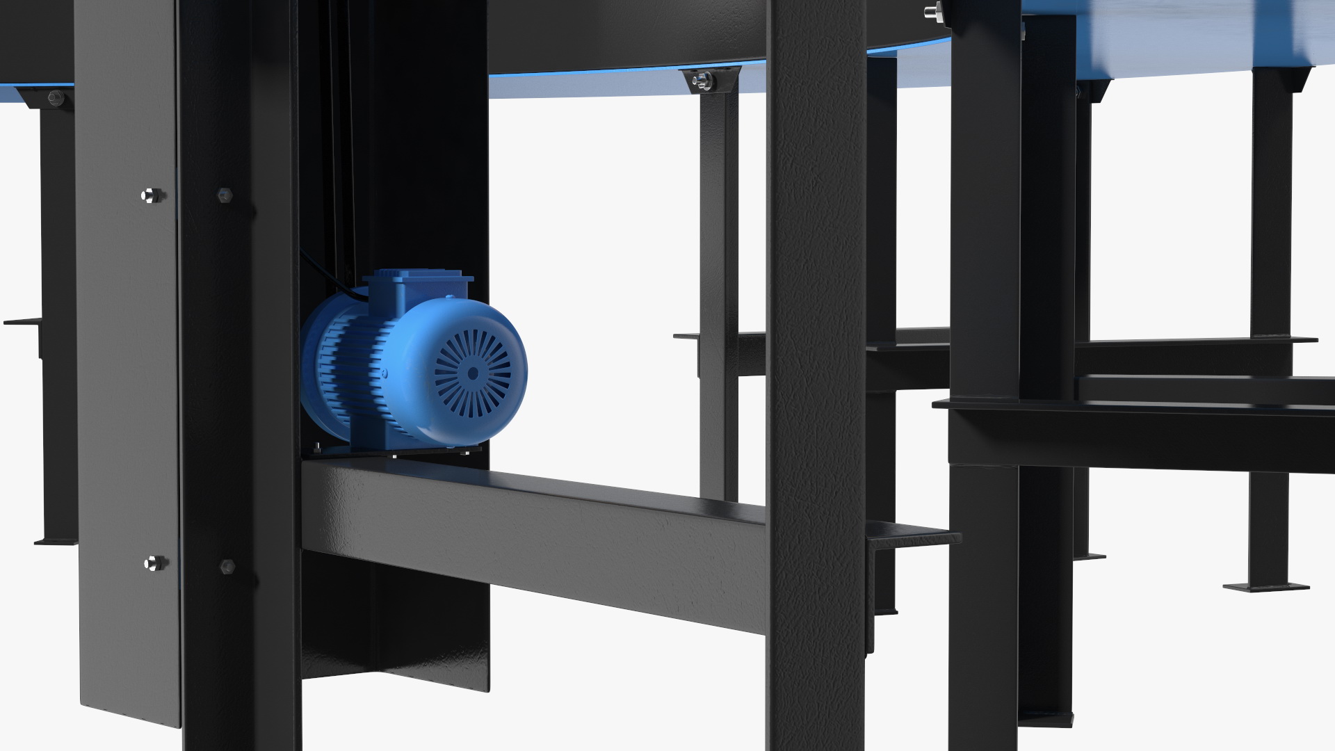 3D model Powered Bend Roller With Cardboard Boxes