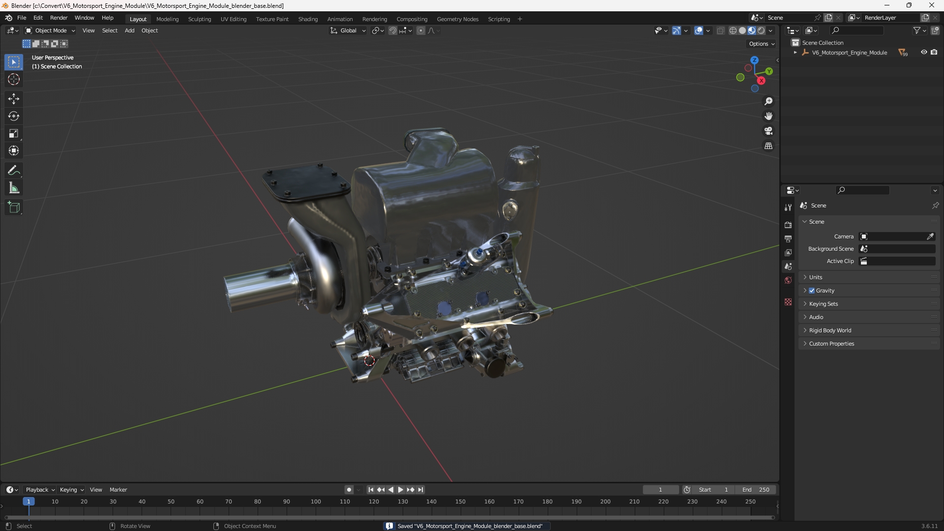 V6 Motorsport Engine Module - view 10