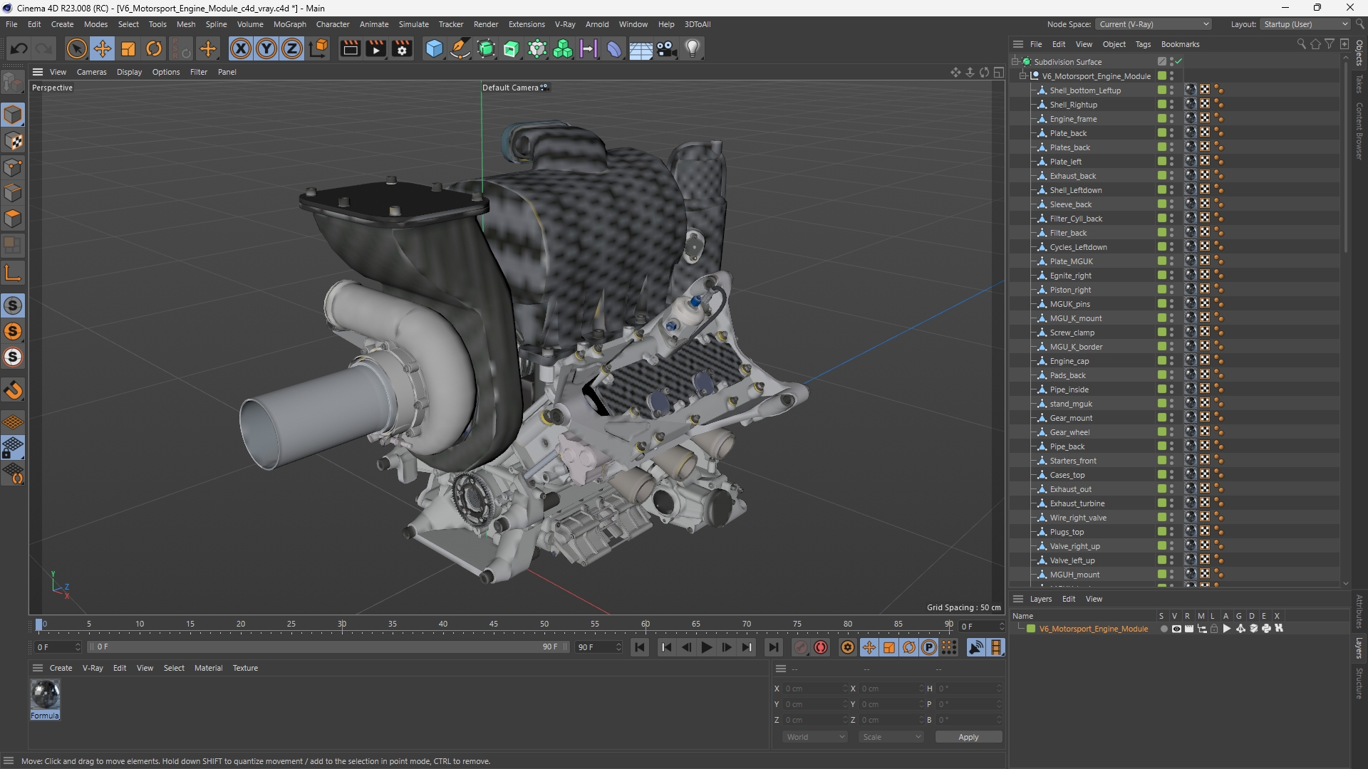 V6 Motorsport Engine Module - view 12