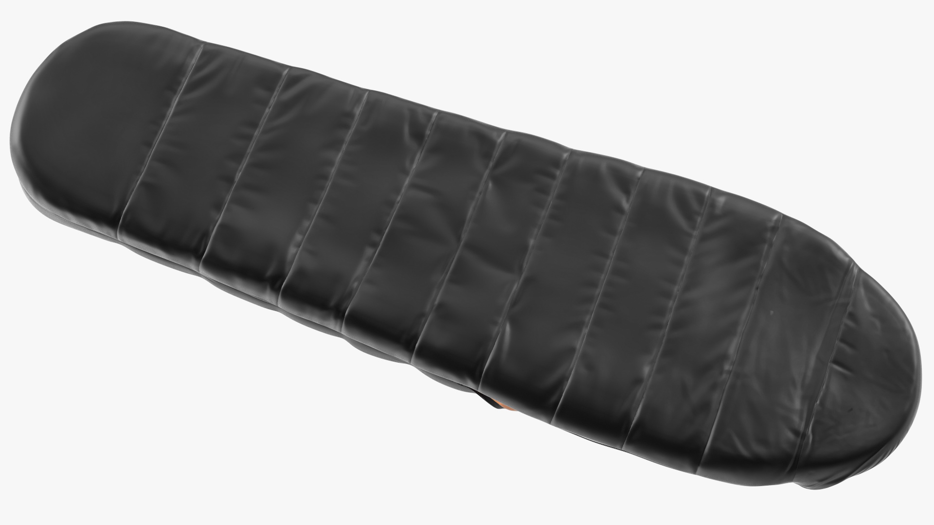 3D model Sleeping Bag Black Orange