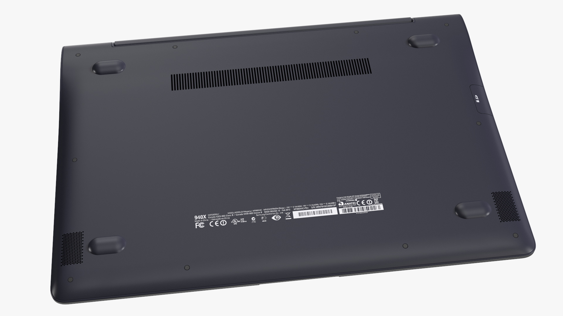 3D Samsung Laptop Computer ATIV Book model