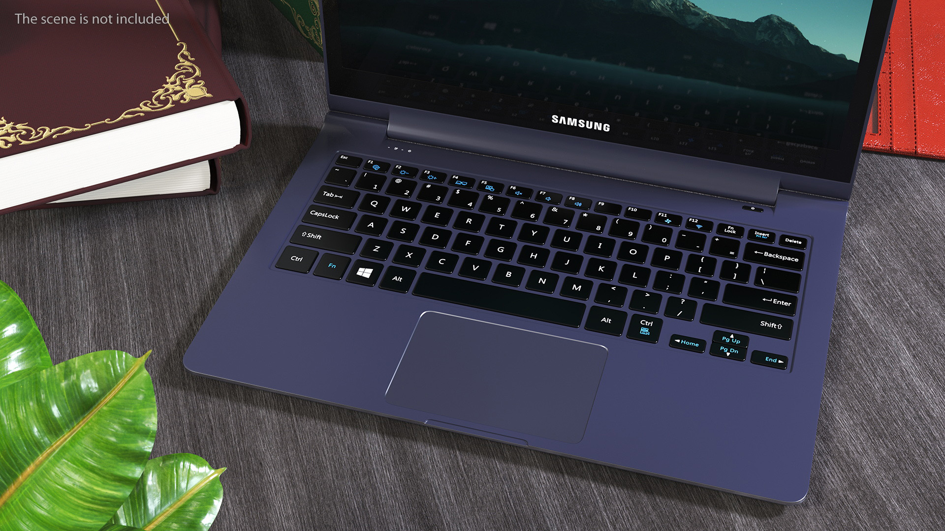 3D Samsung Laptop Computer ATIV Book model